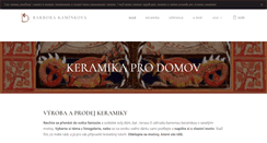 Desktop Screenshot of keramika-dum.cz