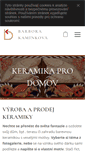 Mobile Screenshot of keramika-dum.cz